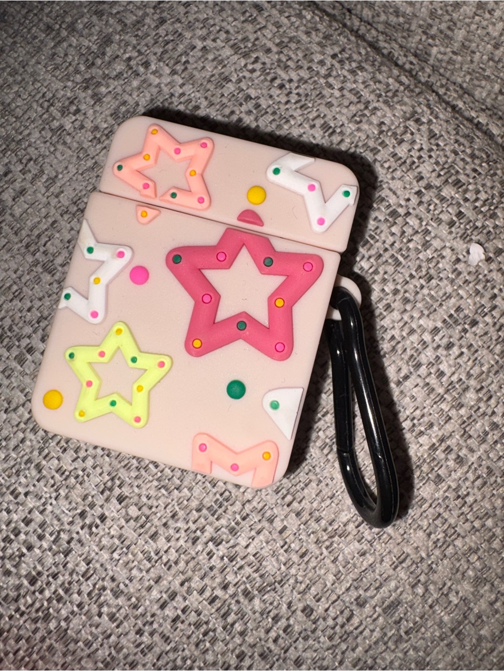 Kids Star Silicone AirPod Case Cover - Pink